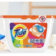 20日6点、再降价：Tide 汰渍 护色防串色洗衣凝珠 38颗 *4件 99.8元（合24.95元/件）