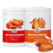 吉得利 新奥尔良腌制调料 烤翅腌料 蜜汁+微辣组合装 165g*2罐 9.8元包邮（需用券）