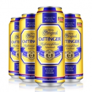 OETTINGER 奥丁格 自然浑浊型 小麦啤酒 500ml 4听 普通装 *2件 41元（双重优惠）