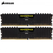 美商海盗船(USCORSAIR)DDR4 3200 32GB(16G×2)套装 台式机内存条 复仇者LPX系列 游戏型