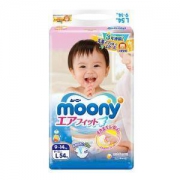moony 尤妮佳 婴儿纸尿裤 L 54片*4件