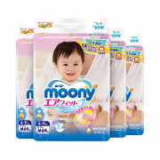 88VIP：moony 尤妮佳 婴儿纸尿裤 M号 64片 223.79元含税包邮（需用券）