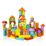 Fisher-Price 费雪 FP6002 80粒多彩幼教积木 99元包邮（双重优惠）