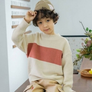 SNOOPY 史努比 男女中大童纯棉韩版宽松套头休闲毛衣 4色