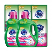 超能 双离子洗衣液（1.5kg*2+500g*4） *2件 61.1元包邮（前1分钟，合30.55元/件）