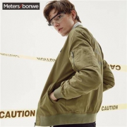 Meters bonwe 美特斯邦威 734124 男士棒球夹克