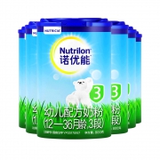 88VIP、双11预售：Nutrilon 诺优能 儿童配方奶粉  3段 800g 6罐装 826.5元包邮（合137.7元/件）