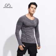 德国 GymAesthetics 男士一体织运动紧身压缩衣 四针六线缝合