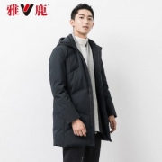 降温保暖：雅鹿 YT6627140 男士中长款羽绒服