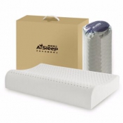 AiSleep 睡眠博士 泰国天然乳胶护颈枕 50*30*7/9cm *2件 178元包邮（合89元/件）