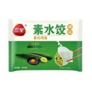 三全 素水饺 黄瓜鸡蛋口味 450g