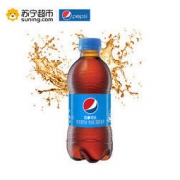 百事可乐 可乐型汽水300ml*12瓶塑包 碳酸饮料（新老包装、纸箱/塑包随机发货） *2件