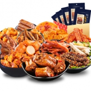 百草味麻辣零食礼包490g*2箱
