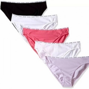 S码，Calvin Klein 卡尔文·克莱恩 女士弹力棉经典内裤 5条装
