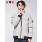 雅鹿 男女款加厚保暖立领棉服