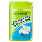 多款可选：绿箭 无糖薄荷糖茉莉花茶味 20粒