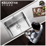 科固 K10029 304不锈钢水槽单槽