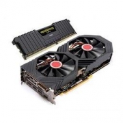 XFX 讯景 RX 590 8G 黑狼版 + 海盗船复仇者 LPX 8G DDR4 3000 内存条