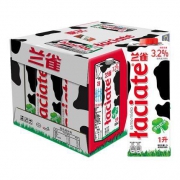 Laciate 兰雀 进口全脂纯牛奶 1L*12盒 *2件