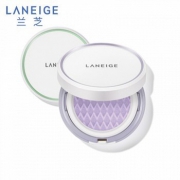 LANEIGE 兰芝 雪纱丝柔气垫隔离霜 NO.40紫色 15g+15g 替换装*2件+凑单品