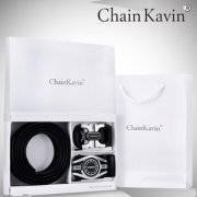 高端自主品牌 CK-m皮带男真皮礼盒装 券后￥48