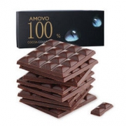 魔吻（AMOVO）100%可可无糖特苦纯黑巧克力120g