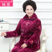 纯觅 中老年人加厚夹棉加绒睡衣 家居服 有男款