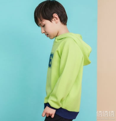361度男童套头连帽卫衣