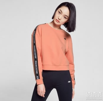 斯凯奇女装新款套头卫衣