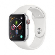 Apple Watch Series 4苹果智能手表GPS 蜂窝款 44毫米白色运动型表带