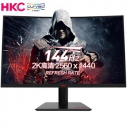 1日0点： HKC SG27QC 27英寸 VA显示器（2K、1800R、144Hz、FreeSync）