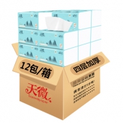 秒杀价8.9！12包品牌白色抽纸