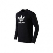 adidas阿迪达斯三叶草男装男运动休闲logo款卫衣DV1544 L DV1544白色