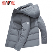 雅鹿 连帽休闲加厚羽绒服 券后￥379