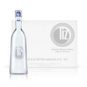 Liz（丽兹）德国原装进口充气天然气泡矿泉水玻璃瓶 750ml*12整箱 *3件