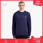 英国 FRED PERRY 商场同款 男士刺绣logo卫衣