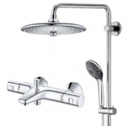 11日0点、双11预告：GROHE 高仪 27357002+34598000 淋浴花洒套装 2398元包邮