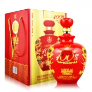 京东PLUS会员：WULIANGYE 五粮液 100年传奇陈酿红坛 浓香型 52度 2000ml *2件 208元包邮（双重优惠）