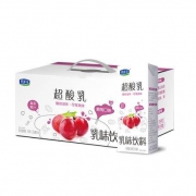 君乐宝（JUNLEBAO）超酸乳葡萄味乳味饮料 250ml*12盒 箱装 葡萄口味