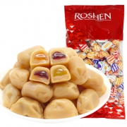 4种果味、乌克兰进口，ROSHEN 如胜 夹心牛奶软糖 1000g
