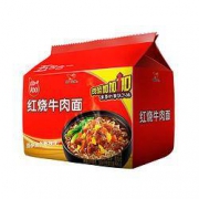 限地区：统一 100红烧牛肉面 方便面 103g*5 袋装