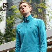 Salomon 萨洛蒙 男士轻薄保暖抓绒中层夹克*2件 404034