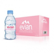 法国原装进口 evian依云矿泉水 330ml*24瓶 整箱装