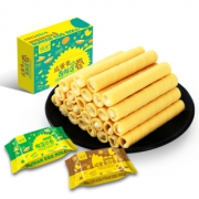 【唛兆】榴莲味咸蛋黄蛋卷3包