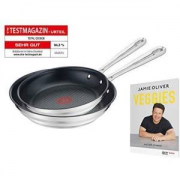 Tefal 特福 Jamie Oliver系列 不锈钢不粘锅 2件套