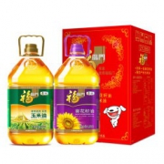 18点开始：福临门 葵花籽油+黄金产地玉米油 3.09L*2桶*3件