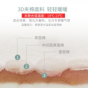 呼西贝 婴儿夹棉分腿睡袋  券后69元