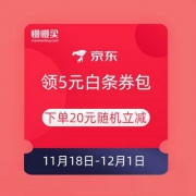 京东 每天9点领5元白条券包 不限商户