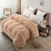 婉寇 羊羔绒秋冬被子 150*200cm 5斤