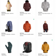 经典款收割机，Arc'teryx 始祖鸟 专场促销